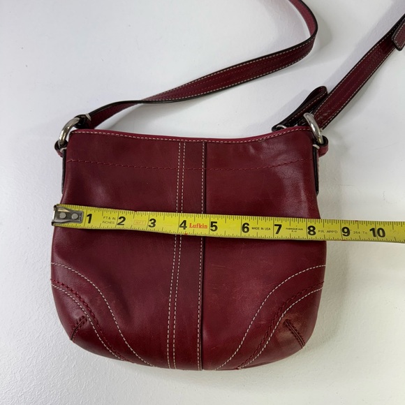 COACH Bonnie Red Leather Soho crossbody - Picture 7 of 8